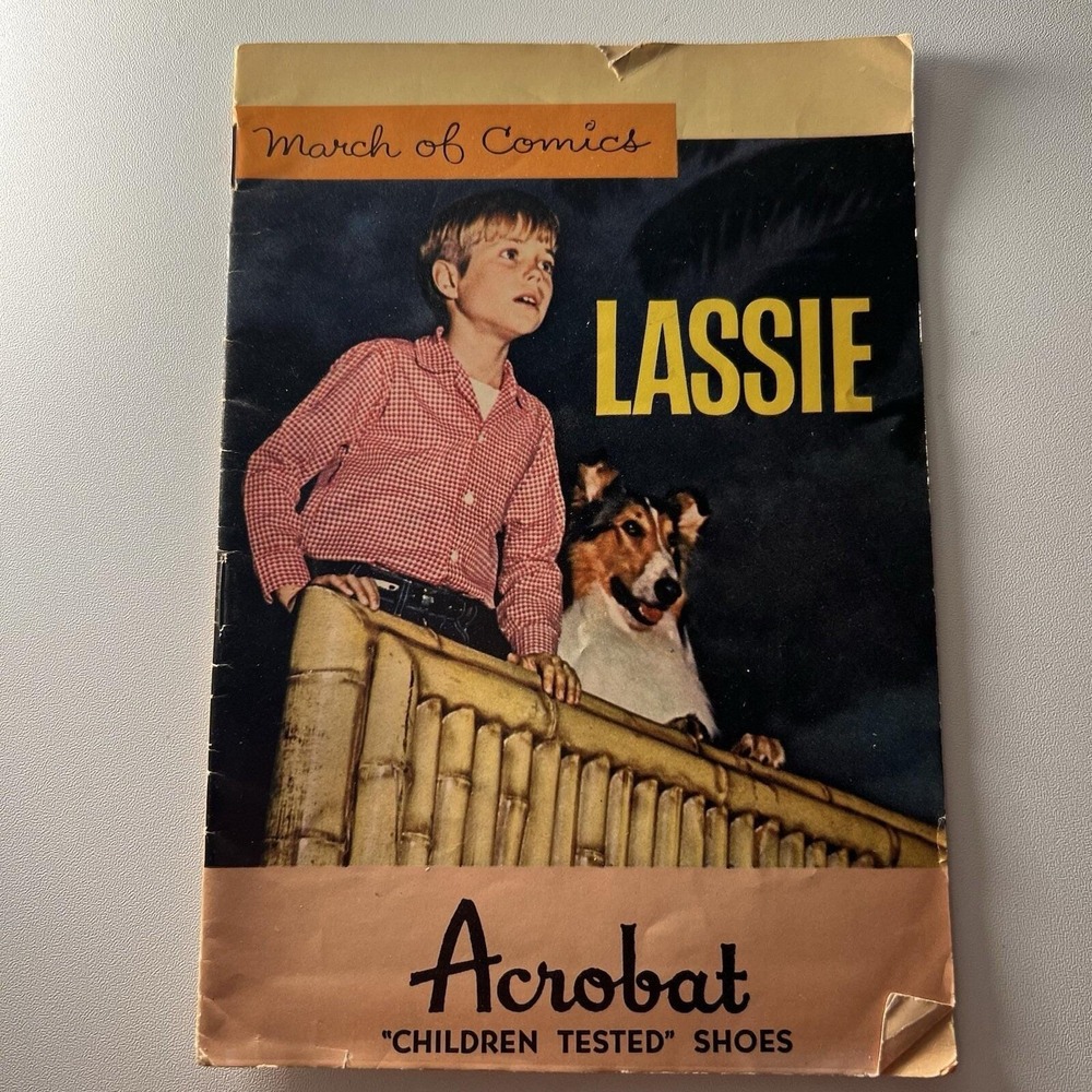 March Of Comics #266 1964-Lassie-5 X 7 1/4" -Rare Vintage Find‎